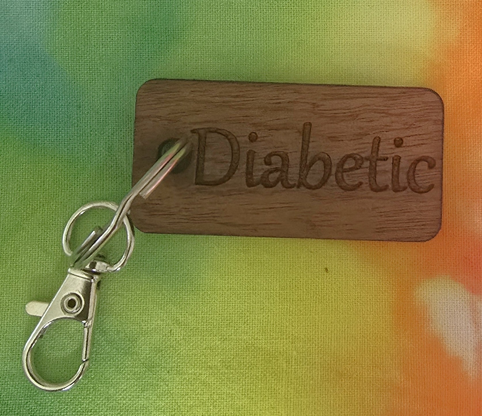 Diabetic keychain