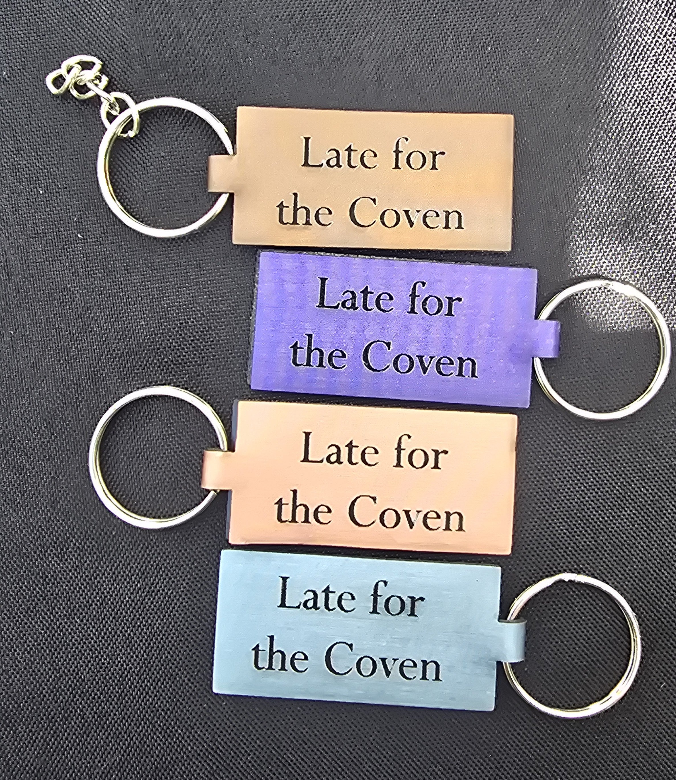 Late for the Coven keychain