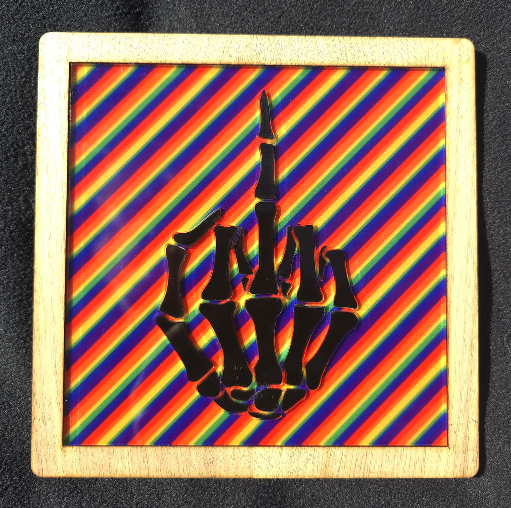 Skeleton Middle Finger
